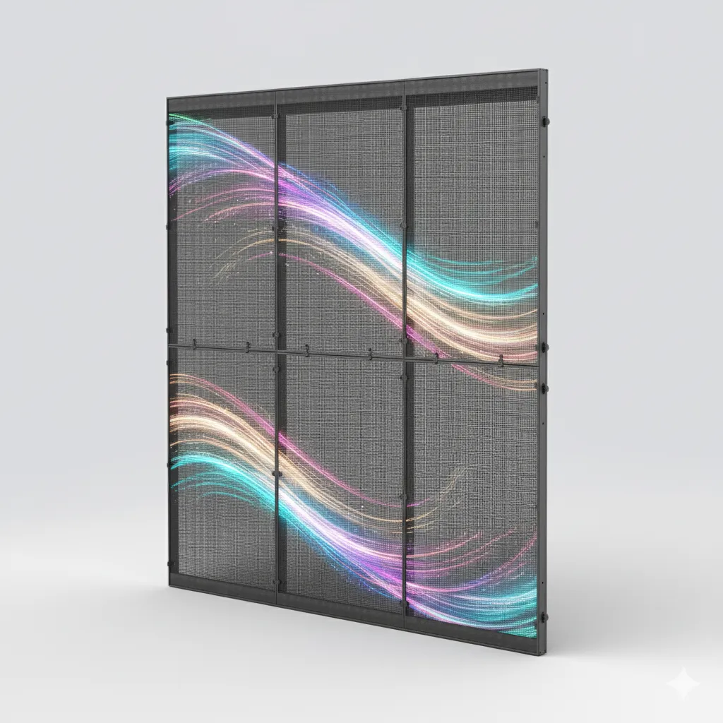 Rental holographic LED display