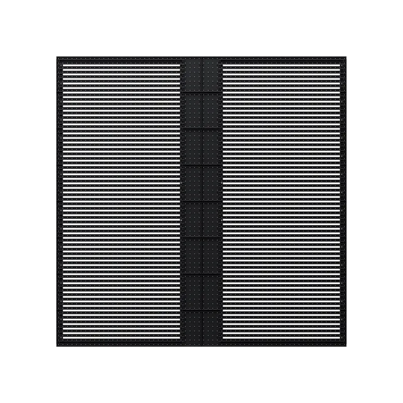 LED outdoor mesh screen product structure